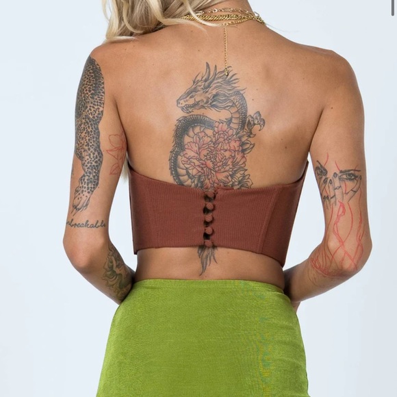 Princess Polly Beau Rib Bustier - Picture 4 of 7